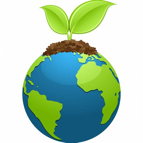 Earth Ecology Environment Globe Leaf Nature Planet Icon