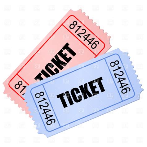 Download High Quality Ticket Clip Art Raffle Transparent Png Images