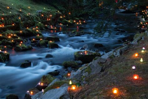 Magical River At Night Stock Image Image Of Shine Dream 42226223