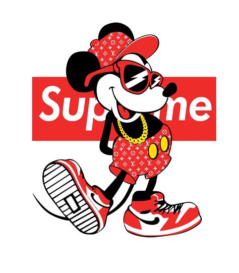 Mickey Mouse Supreme Trap Camiseta Estampada