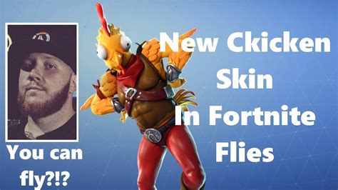 New Chicken Skin In Fortnite Battle Royale Makes You Fly Youtube