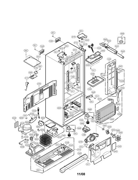 I am wondering if i should ask them to replace the refrigerator as i obviously got a lemon, but i just can't make lemonade you cannot get a full parts list or diagram with an exploded view to id any of the parts. Refrigerator Parts: Lg Refrigerator Parts Diagram