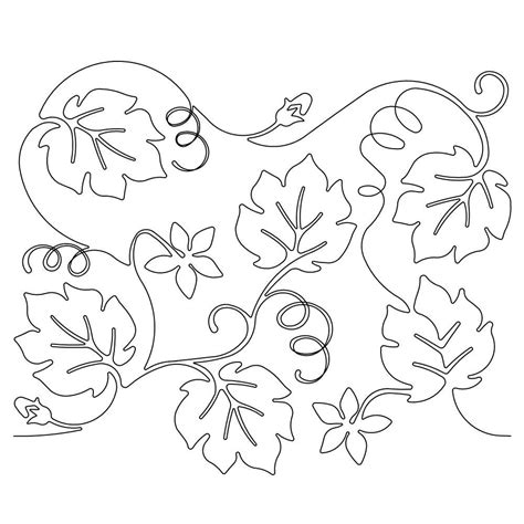 Printable Flower Vine Coloring Page Coloring Pages