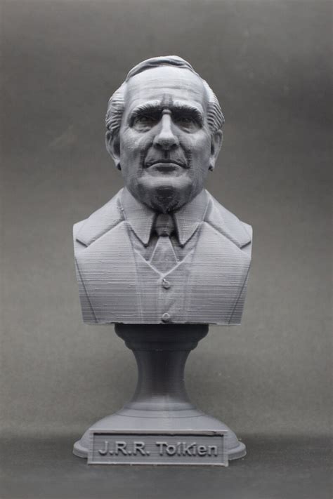 Jrr Tolkien Famous English Writer 5 Inch Bust Etsy