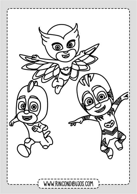 Dibujos De Pj Masks Para Colorear Imprimir Y Colorear