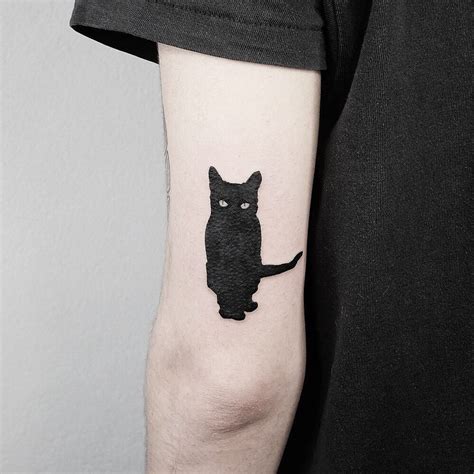 Small Abstract Cat Tattoo Viraltattoo