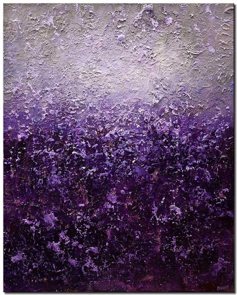 Painting For Sale Canvas Print Of Purple Gray Abstract