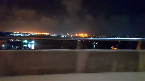 Night View Of Karnafuly Bridge Chittagong City Youtube