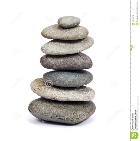 Stack Of Pebble Stones Stock Image Image Of Treatment 12978319