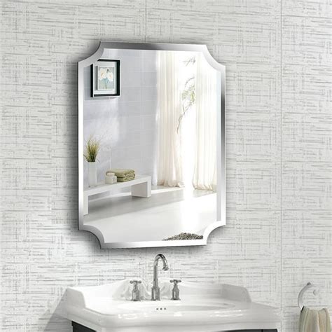 Luxury A1 Simple Frameless Inner Corner Bathroom Mirror Wall Hanging