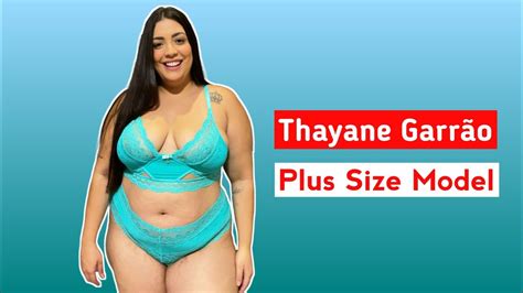 Thayane Garrao 🇧🇷  Brazilian Plus Size Model Media Personality Brand Influencer