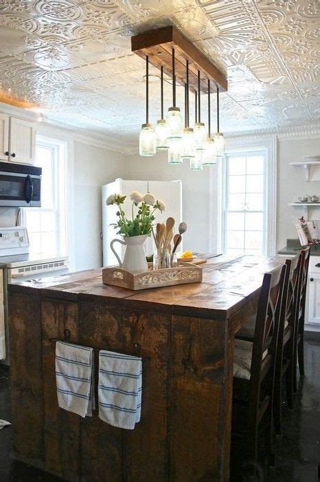 Copper remains a very popular choice for tin ceiling tiles, especially for kitchens. 20 Photos of Absolutely Beautiful Tin Ceilings ...