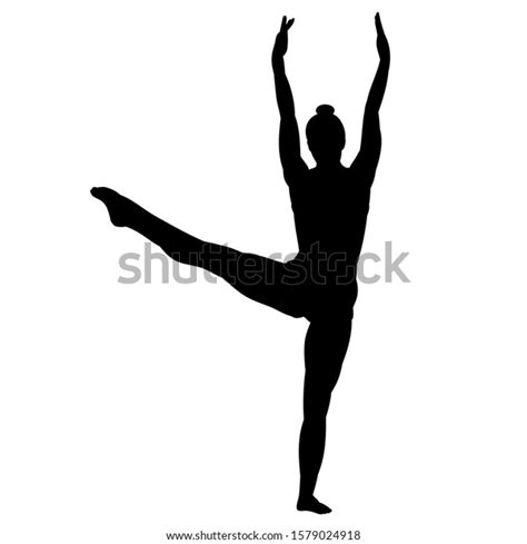 Black Silhouette Sexy Girl Dancing เวกเตอร์สต็อก ปลอดค่าลิขสิทธิ์ 1579024918 Shutterstock