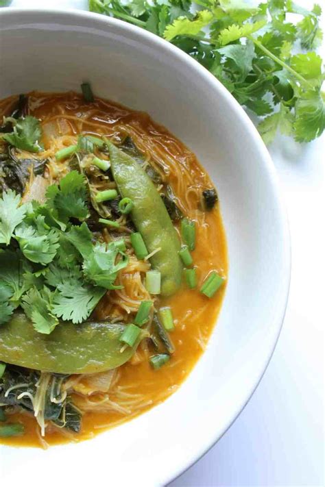 Coconut Green Curry Noodle Soup Pumpkinandpeanutbutter