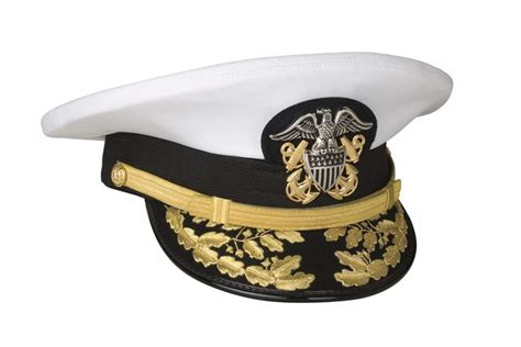 Navy Admiral Complete Cap Mens Bernard Cap Genuine Military
