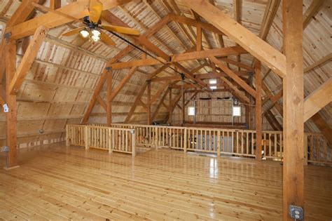 Loft In A Party Barn Event Barn Great Plains Gambrel Sand Creek