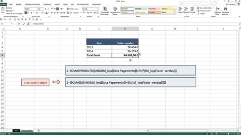 Excel Português 29 Somar Matrizes No Excel Youtube