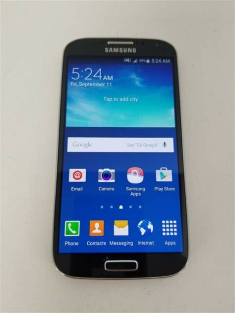 Samsung Galaxy S4 Sgh I337m 16gb Black Mist Bell Mobility