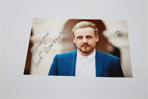 Paweł domagała is a polish actor in theater, film and television, and singer since 2016. Autografy Maćka ( macderer): Paweł Domagała