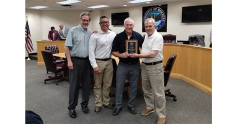 Roxbury Council Surprises Alford With Ceremony Of Thanks Roxbury Nj