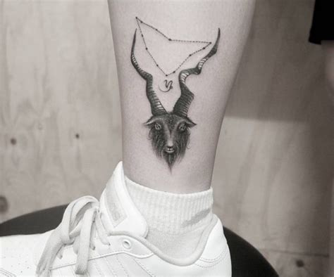 20 Beautiful Goat Tattoos And Their Meanings Goat Tattoo Tattoos