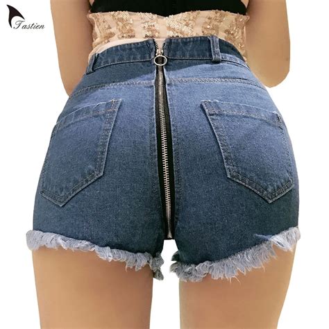 Tastien Denim Shorts Women High Waisted Sexy Shorts Summer Micro Mini Jeans Casual Vintage Booty