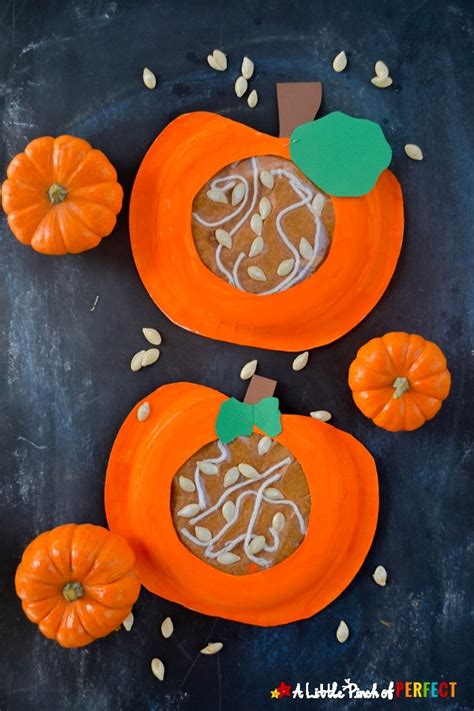 Learning About Whats Inside A Pumpkin Paper Plate Kids Craft A
