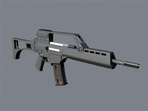 Hk G36k Carbine 3d Model 3d Studio Files Free Download Cadnav