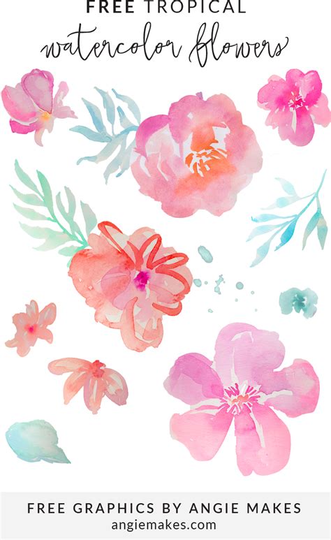 Free Free Watercolor Flowers Png Download Free Free Watercolor Flowers