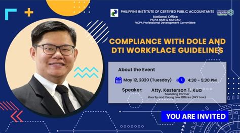 Compliance With Dole And Dti Workplace Guidelines Philippine