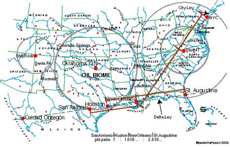 Ley Lines Usa Map Dnssouza