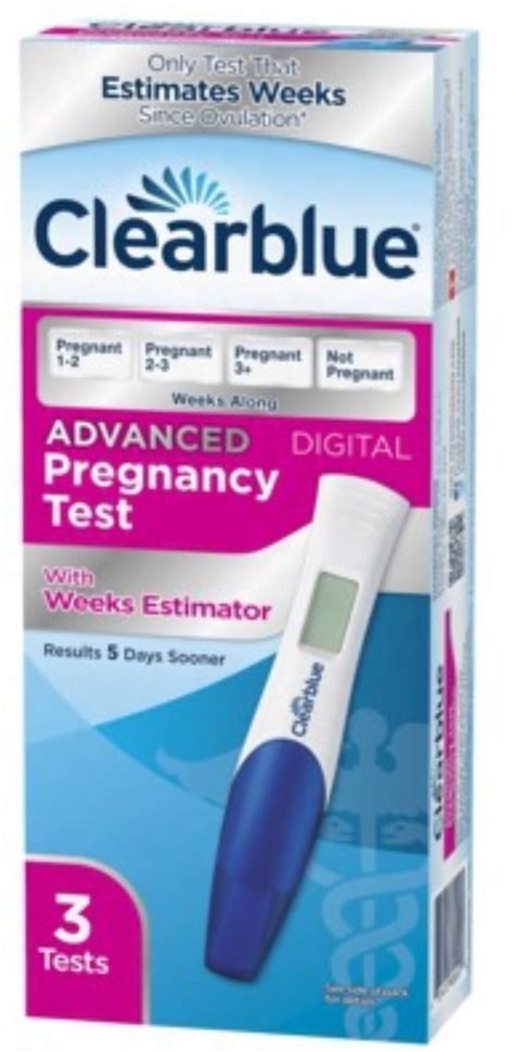 Clearblue Advanced Pregnancy Test With Weeks Estimator 3 Count