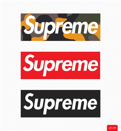 Supreme Logo Sticker Ubicaciondepersonascdmxgobmx