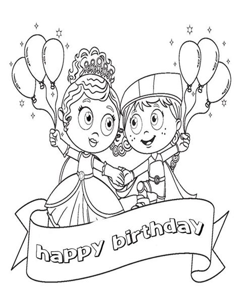 Barbie happy birthday coloring pages from barbie coloring pages. Happy Birthday Princess Coloring Pages at GetColorings.com | Free printable colorings pages to ...