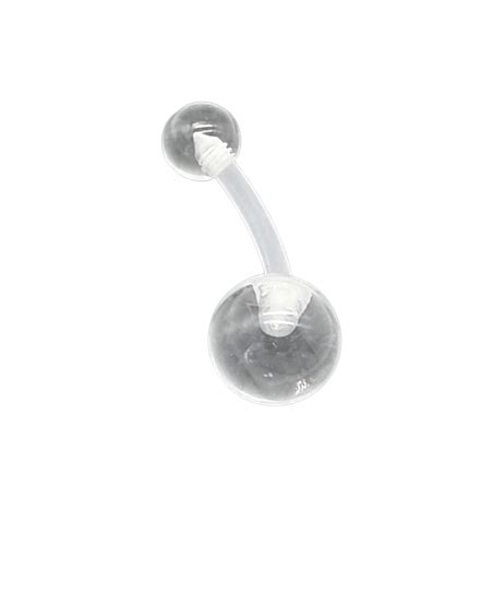 Clear Bioflexptfe Belly Ring Global Collection