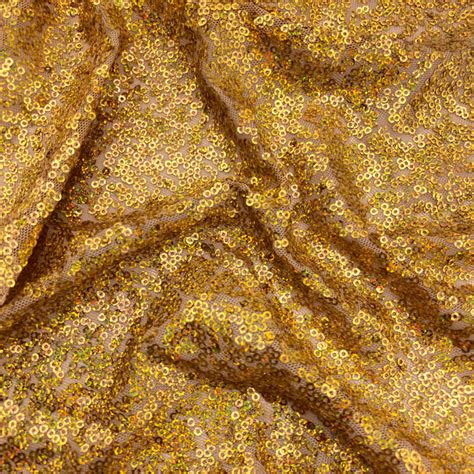 Glitz Stretch Mesh Gold Sparkle Shine Trimmings And Fabrics