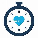 Icon Heart Clock Hospital Medical Healthcare Health
