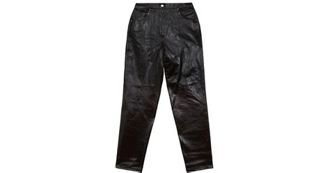 Iro Maray Leather Pants In Black Lyst Canada