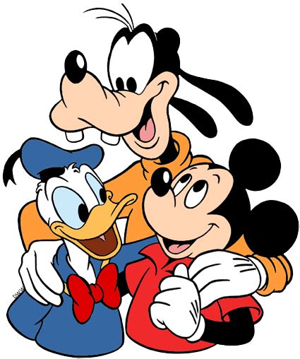Mickey Mouse Goofy Donald Duck Disneyland