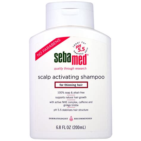 Luckily, there are best shampoo for oily hair. Sebamed USA, Scalp Activating Shampoo, for Thinning Hair ...