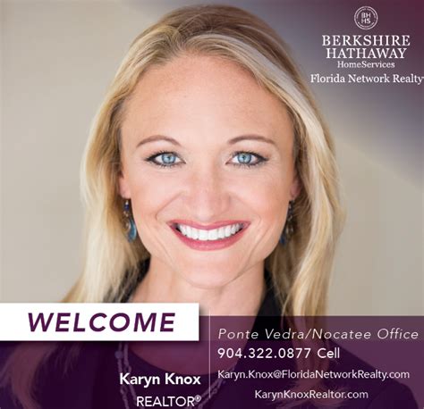 Berkshire Hathaway Homeservices Florida Network Realty Welcomes Karyn