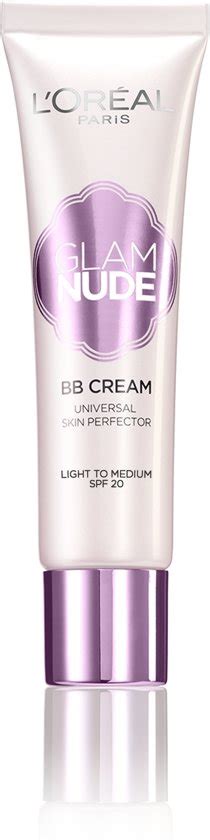 L Oréal Paris Glam Nude Bb Cream Spf 20 30 Ml Light To Medium