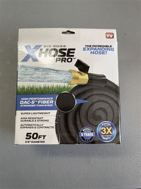 Xhose Pro Dac 5 High Performance Lightweight Expandable Garden Hose 50