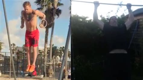 Watch This 64 Year Old Man School Conor Mcgregor In A Muscle Ups Challenge Maxim