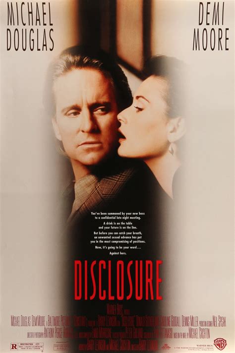 Disclosure 1994 Demi Moore Movie Posters Michael Douglas Movies