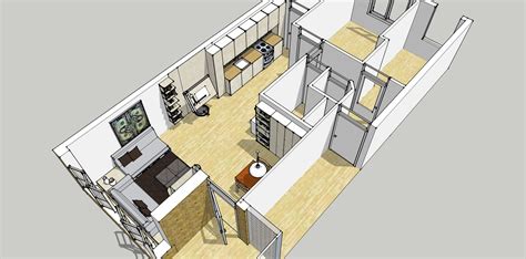 Maybe you would like to learn more about one of these? bird eye view of google sketchup plan for redecoration of ...