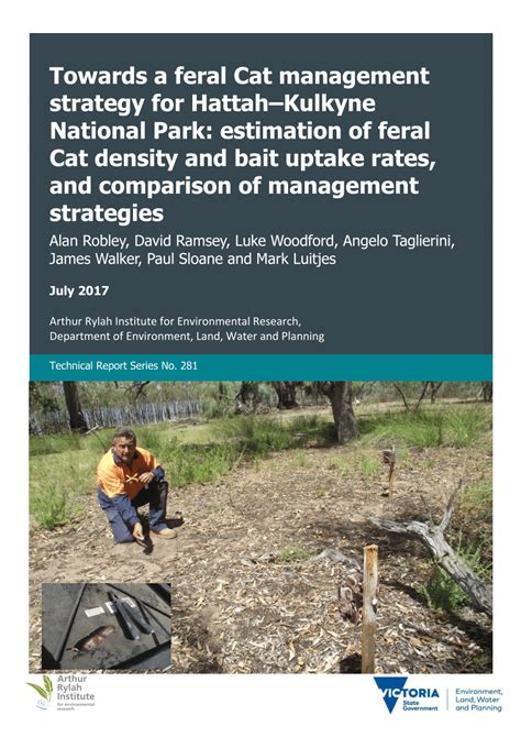 Pdf Towards A Feral Cat Management Strategy For Hattah Kulkyne