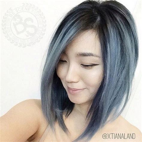 I Absolutely Adore This Blue Grey Hair Hair Styles
