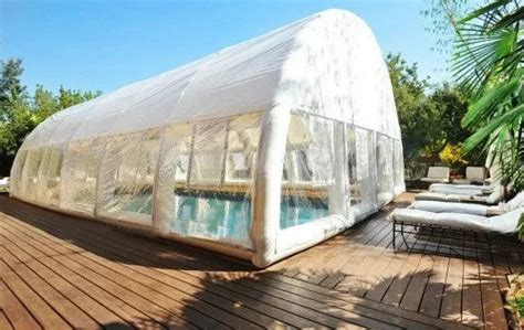 Tents And Shelters Airtight Clear Inflatable Swimming Pool Cover Tent