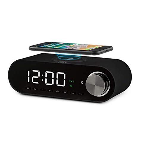Coby Digital Led Alarm Clock Built In 10w Hd Bluetooth Speakers Fm